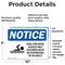Signmission DANGER Pool For Hotel Guests Only Children, 10 in W x Rectangle, Vinyl Decal OS-2PACK-NS-D-710-L-10912 - alternate 4